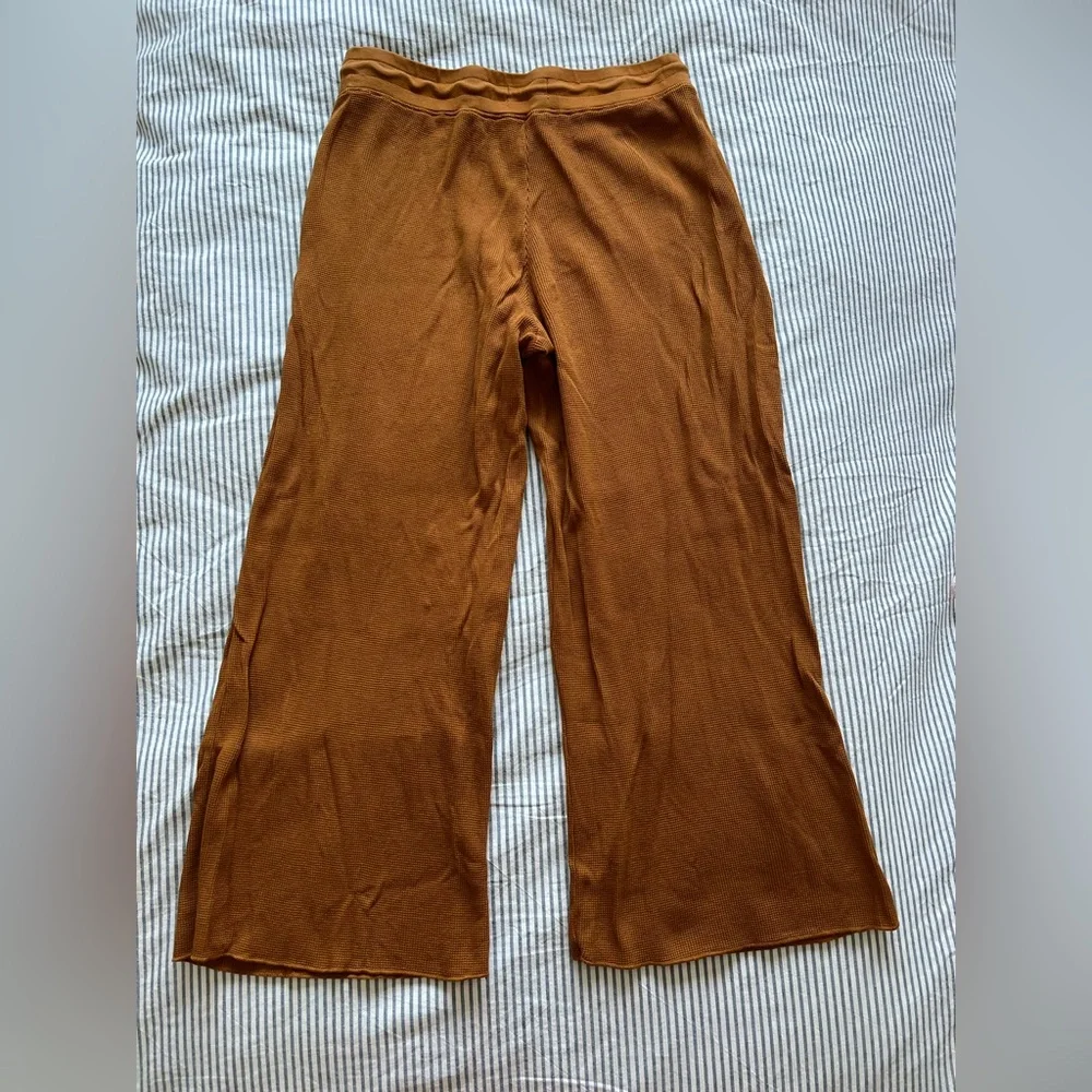 Mate the Label Waffle Wide-Leg Sweat Pants - Picture 2 of 5